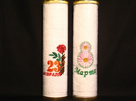 Вышивка на полотенцах 5